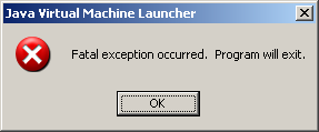 Fatale VM Exception